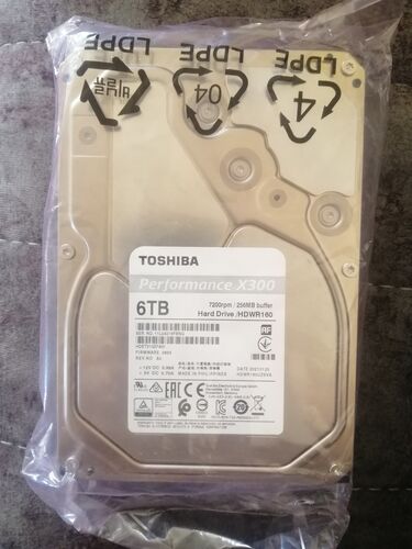 هارددیسک اینترنال توشیبا X300 6TB (کارکرده)