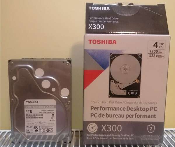 هارددیسک اینترنال توشیبا X300 4tb--کارکرده