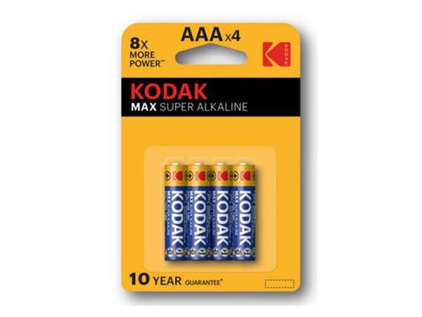 باتری نیم قلمی آلکالاین کداک Kodak Max Super Alkaline