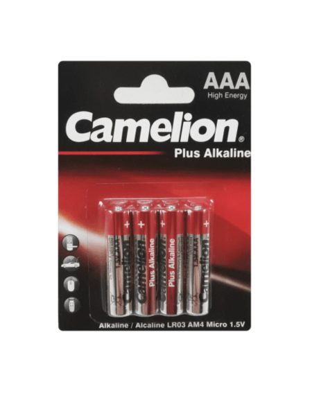 باتری نیم قلمی پلاس آلکالاین AAA آلکالاین کملیون Camelion
