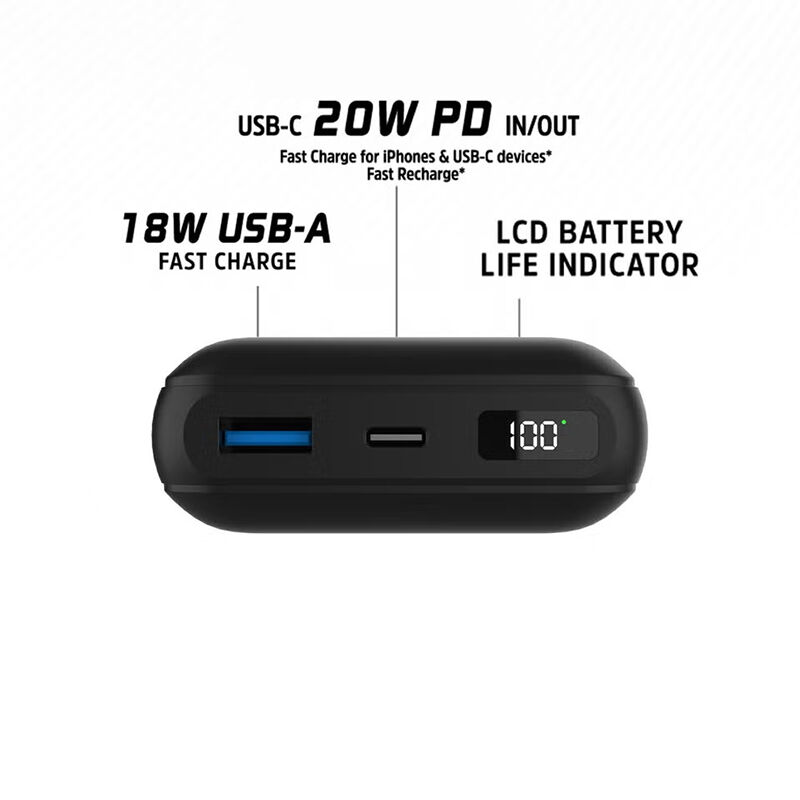 پاور بانک وایرلس انرجایزر PowerSafe 20W PD مدل  Energizer QE20008PQ ظرفیت 20000 میلی آمپر سه پورت به همراه کابل USB-C gallery5